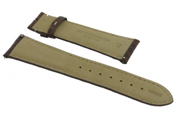 Hadley Roma horlogeband Kroko Croko 24 mm ABR02C - Afbeelding 3