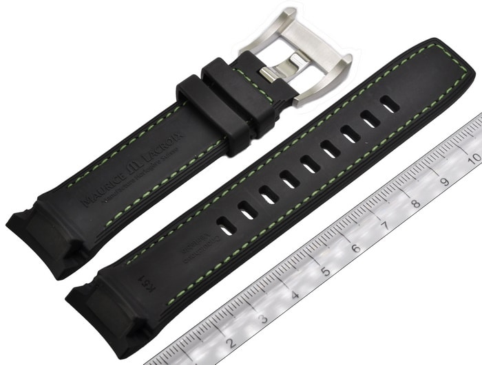 Maurice Lacroix Pontos S PT6008 PT6018 G rubber strap 22 mm