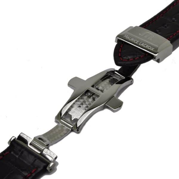 Maurice Lacroix vlindersluiting voor leren horlogeband 508-005001 - Afbeelding 2
