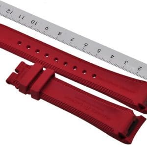 Maurice-Lacroix-Pontos-Rubber-Strap-21-mm-PT6188-PT6118-Red