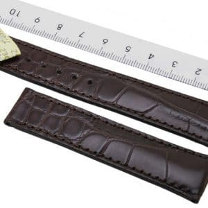 Maurice-Lacroix-Kroko-Croco-strap-20-mm-Dark-Brown