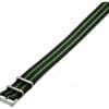 Maurice Lacroix NATO horlogeband PT6008 PT6018 Pontos S 22 mm zwart donkergroen - Afbeelding 2