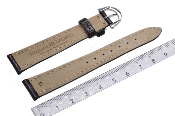 Maurice Lacroix Lizard strap black 15 MM