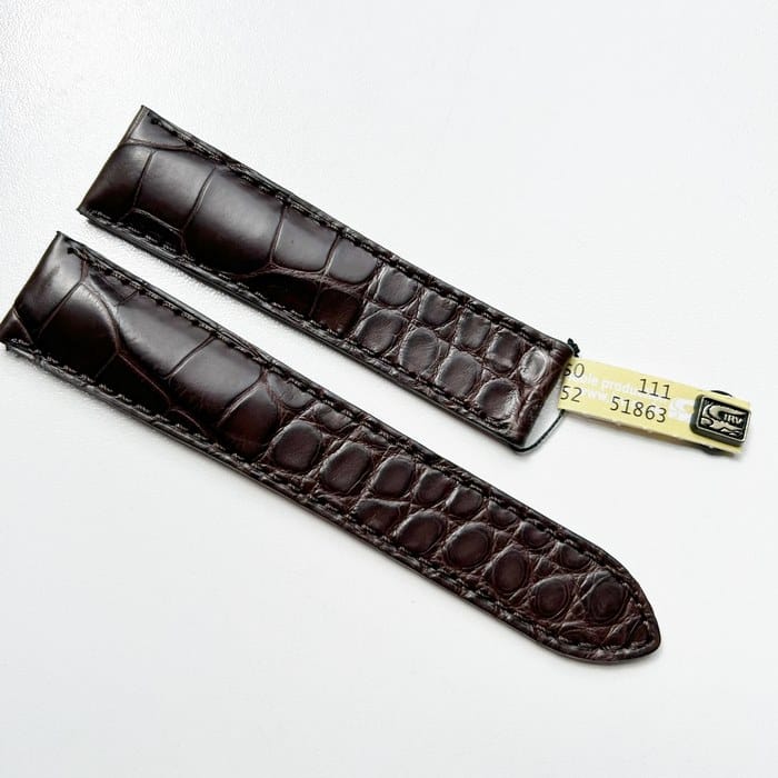 Maurice Lacroix Crocodile brown watch strap 21 mm_ ML550-000181