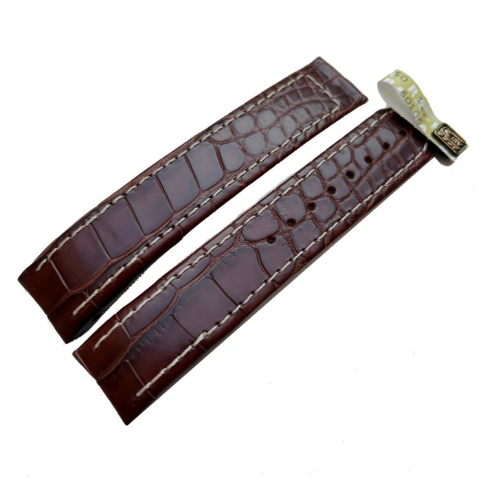 Maurice Lacroix Masterpiece Globe horlogeband XL Brown MP6388 en MP6398