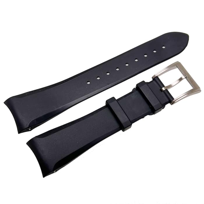 Maurice Lacroix Pontos PT6108 22 mm Black Rubber Strap with TITAN buckle