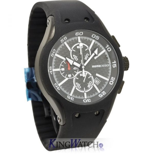 Momo Design Vanguard Black Carbon Chronograaf Horloge - Afbeelding 6