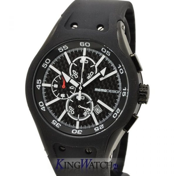 Momo Design Vanguard Black Carbon Chronograaf Horloge - Afbeelding 5