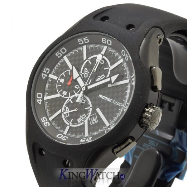 Momo Design Vanguard Black Carbon Chronograaf Horloge - Afbeelding 3