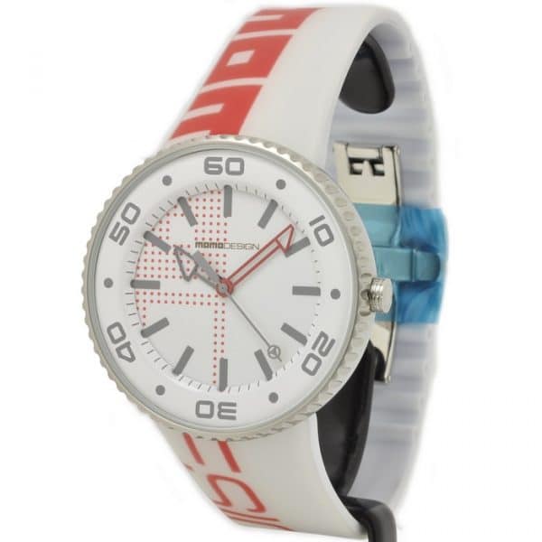 Momo Design Jet Red White Horloge MD18701 - Afbeelding 2