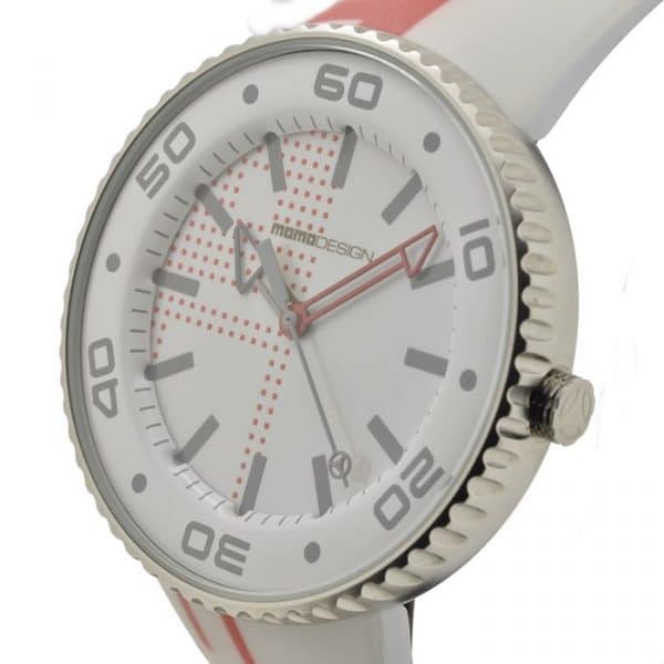 Momo Design Jet Red White Horloge MD18701 - Afbeelding 4