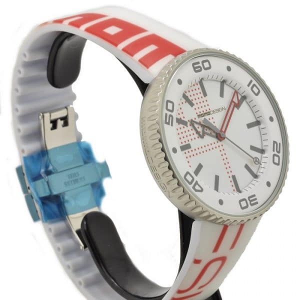Momo Design Jet Red White Horloge MD18701 - Afbeelding 5