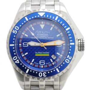 Azimuth XTREME-1 Sea-Hum Dilango Racing Special Edition DIVER Watch Blue Carbon
