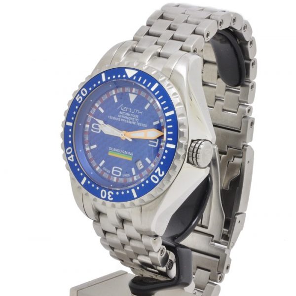 AZIMUTH XTREME-1 SEA Hum Dilango Racing Special Edition Uhr Blau 1500 mtr – Bild 2