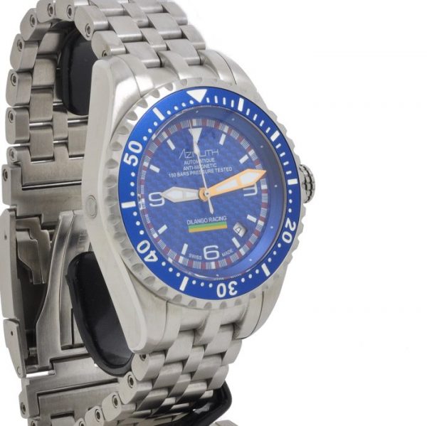 AZIMUTH XTREME-1 SEA Hum Dilango Racing Special Edition Uhr Blau 1500 mtr – Bild 3