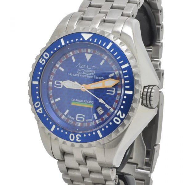 AZIMUTH XTREME-1 SEA Hum Dilango Racing Special Edition Uhr Blau 1500 mtr – Bild 5