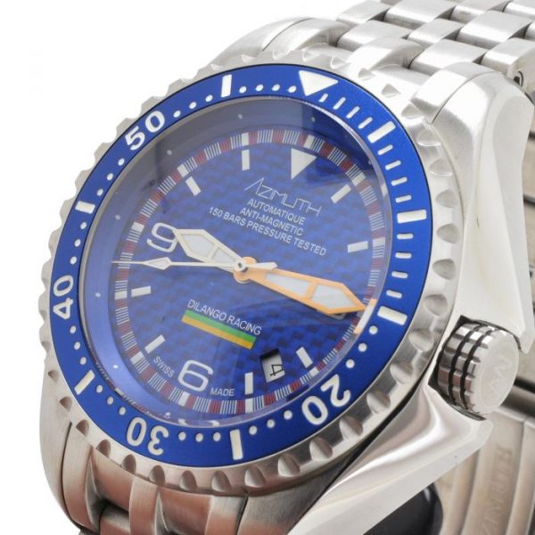AZIMUTH XTREME-1 SEA Hum Dilango Racing Special Edition Uhr Blau 1500 mtr – Bild 6