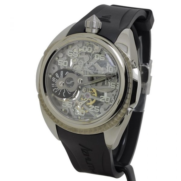 Azimuth Spaceship Predator 2.0 Zilver Avant Garde Horloge - Afbeelding 2