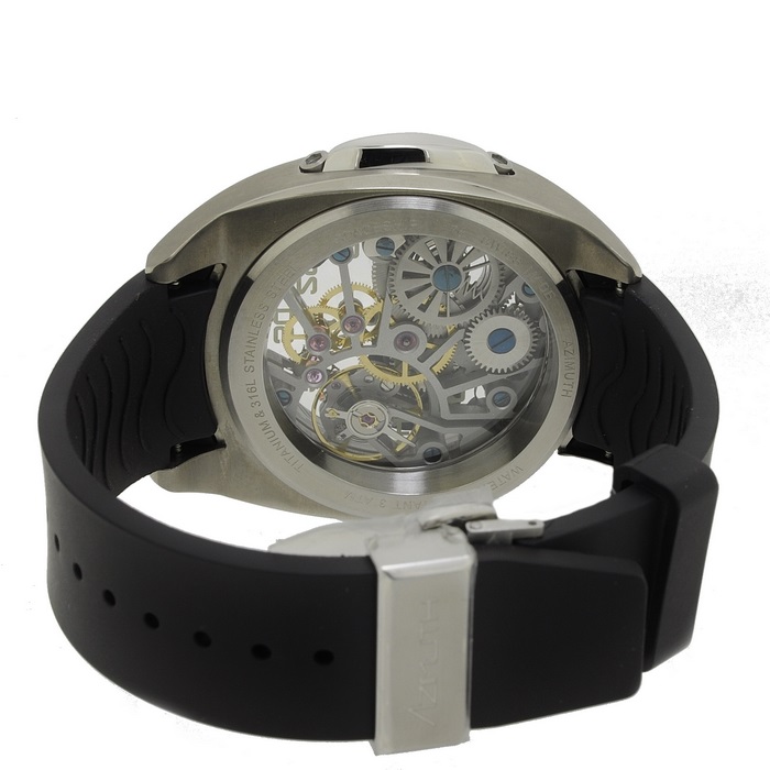 Azimuth Spaceship Predator 2.0 Silver Avant Garde Watch