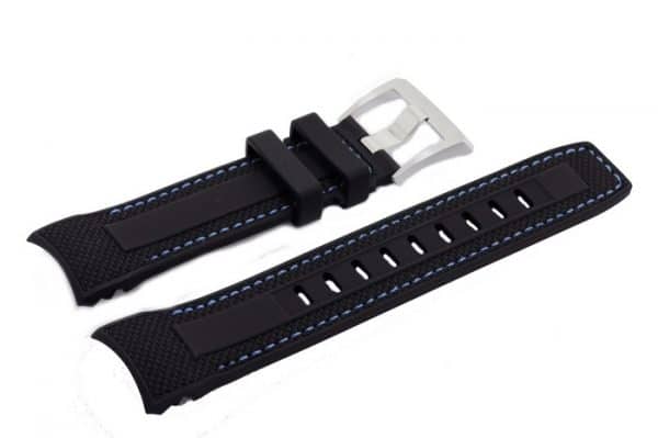 Maurice-Lacroix-Pontos-S-PT6008-BLUE-Rubber-Watch-Strap