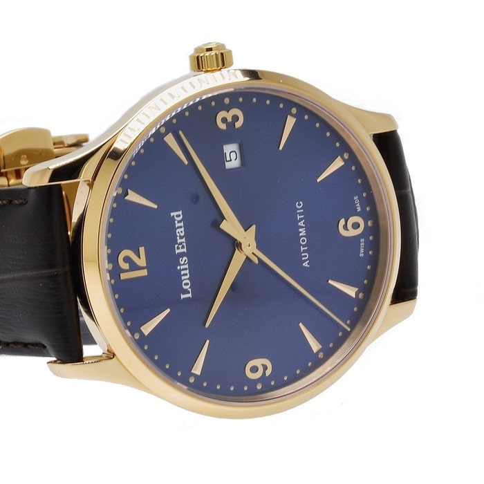 LOT:248  LOUIS ERARD - a stainless steel 1931 Chrono Vintage chronograph  wrist watch, 42mm.
