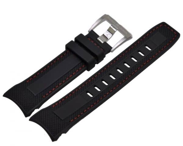 Maurice Lacroix PT6008-PT6018-strap-band-Rubber-RED-22-mm