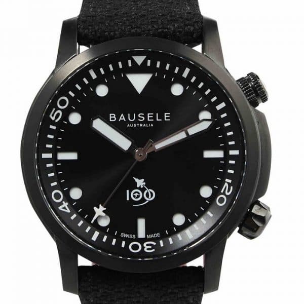 Bausele-AVIATOR-RAAF-Australian-Air-Force-Centenary-watch-Black