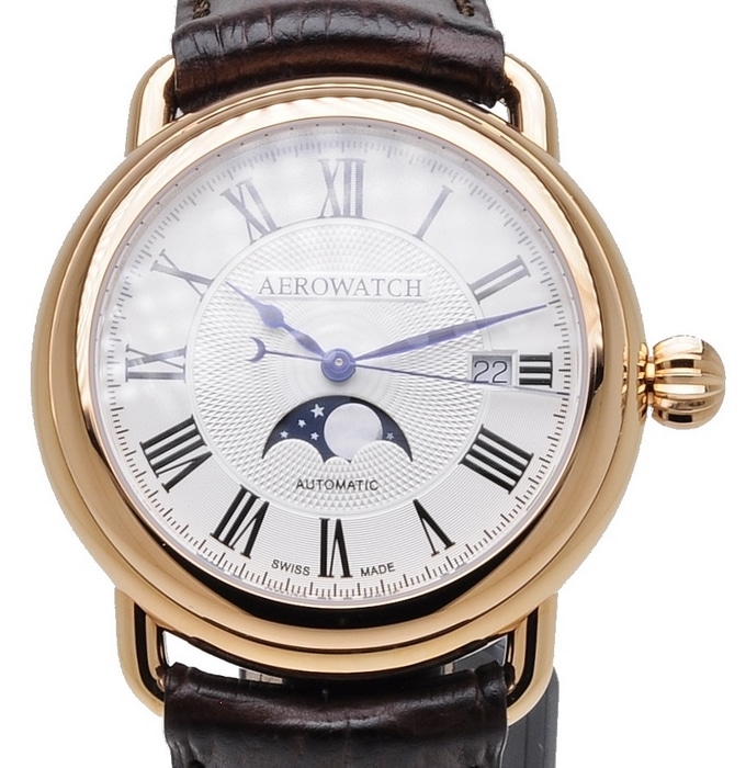 Aerowatch 1942 Moon Phase 77983 RO01