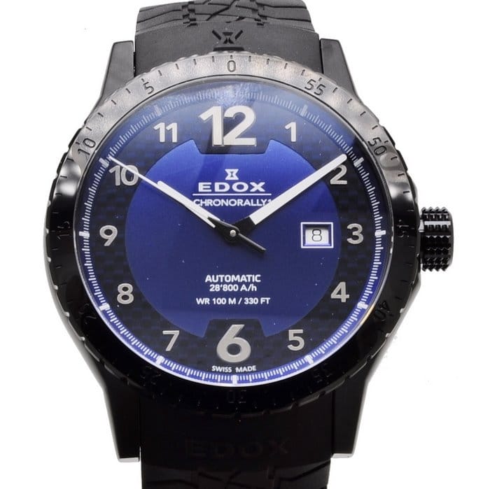 Edox 80094-37N-BU1 Chronorally 1 Automatic Watch