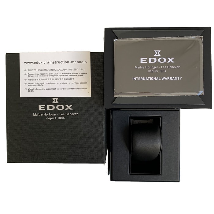 Edox watch box