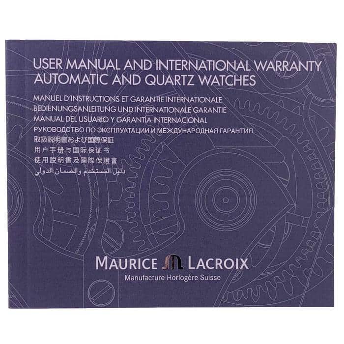 Maurice Lacroix Instructions Manual Booklet Automatic and Quartz