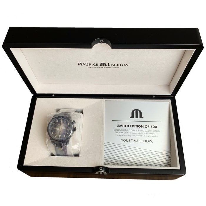 Maurice Lacroix Pontos Chronograaf Monopusher Limited Edition PT6428-DLB01-320 BOX