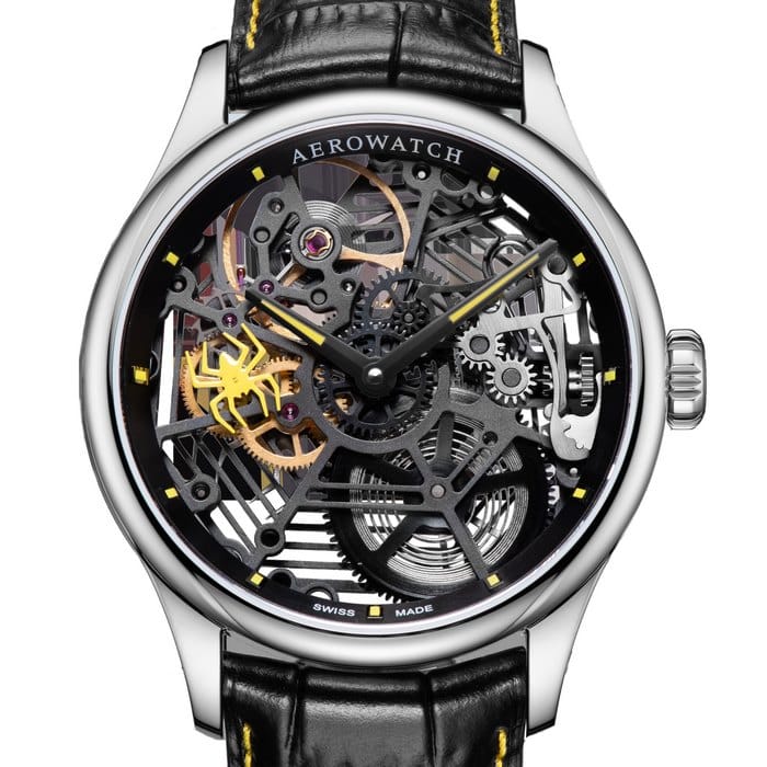 AeroWatch Renaissance Skeleton SPIDER A 50981 AA22 Watch