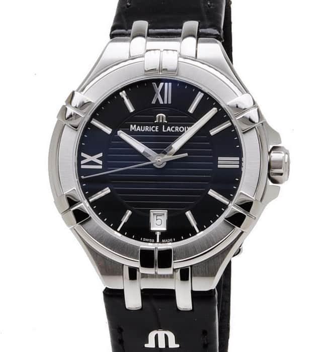 Maurice Lacroix Aikon AI1006-SS001-330 Women Quartz Watch with Leather Strap