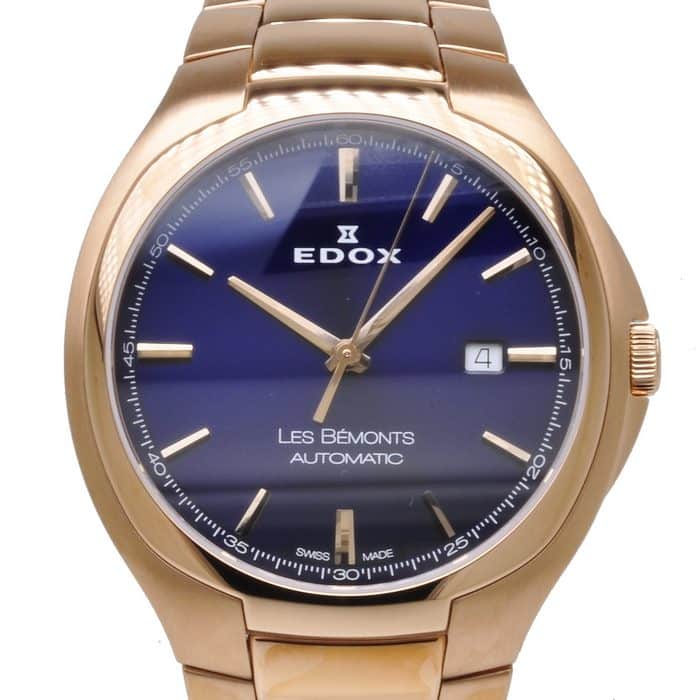 Edox Les Bémonts Ultra Slim Automatic Watch 80114 37R BUIR