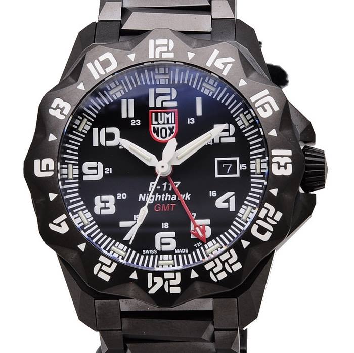 Luminox F-117 Nighthawk Pilot GMT 6422 Quartz 20 ATM Watch