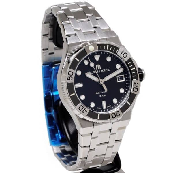 Maurice Lacroix Aikon Zwart Automaat Horloge 38 mm AI6057-SSL22-330 - Afbeelding 3