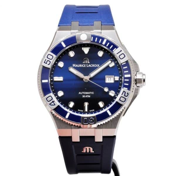 Maurice Lacroix Aikon Blue Automatic 43 mm Watch AI6058-SS001-430 w
