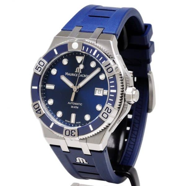 Maurice Lacroix Aikon Blauw Automaat Horloge 43 mm AI6058-SS001-430 - Afbeelding 2