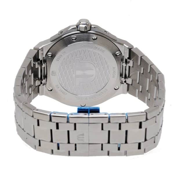 Maurice Lacroix Aikon Blauw Automaat Horloge 43 mm AI6058-SS002-430 - Afbeelding 5