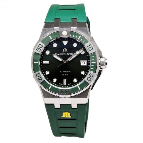 Maurice Lacroix Aikon Green Dial Automatic Watch 38 mm AI6057-SSL50-630 - Image 6