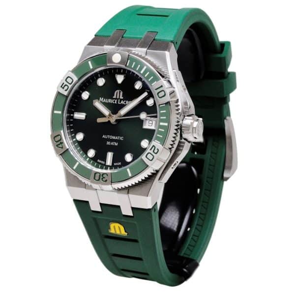 Maurice Lacroix Aikon Green Dial Automatic Watch 38 mm AI6057-SSL50-630 - Image 2