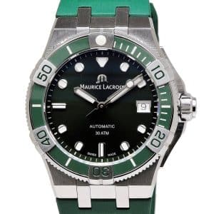 Maurice Lacroix Aikon Green Dial Automatic Watch 38 mm AI6057-SSL50-630