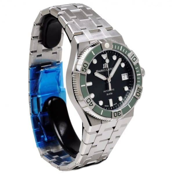 Maurice Lacroix Aikon Grün Automatik Uhr 38 mm AI6057-SSL52-630 – Bild 3